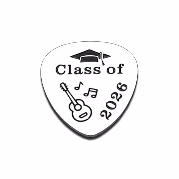 Class of 2026 Guitar Picks Graduation Gift for Him Her Kids Guitar Players