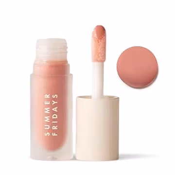 Summer Fridays Dream Lip Oil - Hydrating Tinted Lip Gloss Oil - Non-Sticky Formula with Skincare Benefits for Long-Lasting Softness + Shine - Effortless Beauty Gifts - Bare Sand (0.15 Oz)