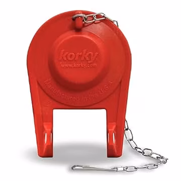 Korky Ultra Standard 2-Inch Universal Toilet Flapper - Long Lasting Rubber - Easy to Install - Made in USA, 100BP