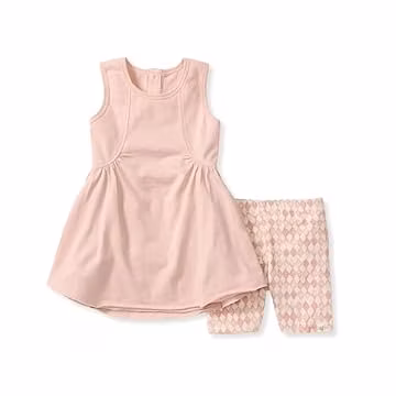Burt's Bees Baby - Baby Girls Top and Shorts Set, Tunic and Shorts Bundle, 100% Organic Cotton