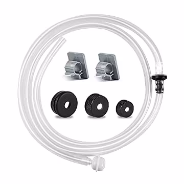 Yofidra Sink Soap Dispenser Extension Kit: Under Sink Dish Soap Dispenser with 47" Tube Hose and Check Valve for Prevent Backflow Countertop Kitchen Sink Accessories