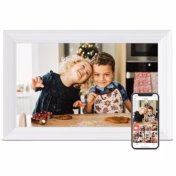 Frameo 10.1 Inch Digital Picture Frame, Smart WiFi Electronic Photo Frame