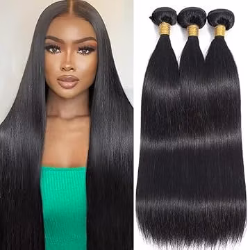 12A Human Hair Bundles 16 18 20 Inch Straight Bundles Human Hair Extensions
