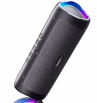 Bluetooth Speaker, 20W HD Sound, Portable Wireless, IPX5 Waterproof, Up to 24H Playtime, TWS Pairing, for Home/Party/Outdoor/Camping/Beach Essentials, Electronic Gadgets, Birthday Gift (Black)