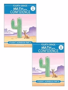Fourth Grade Math with Confidence Student Workbook Bundle