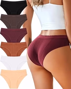 Cotton Underwear Sexy Cheeky Bikini Panties women Breathable Ribbed Hipster Cute Ropa Interior Mujer Clearance