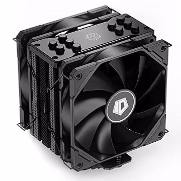ID-COOLING SE-225-XT Black CPU Air Cooler, 5 Heatpipes, Dual 120mm PWM Fans