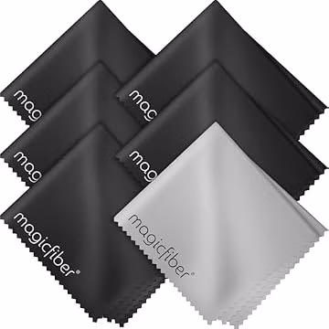 MagicFiber Microfiber Cleaning Cloth, Glasses Cleaner, Eyeglass Wipes, 6pk