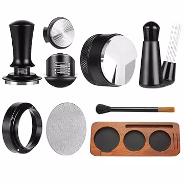 Mytdkxin 7 PCS Espresso Accessories,WDT Tool Espresso Machine Tamper Tools