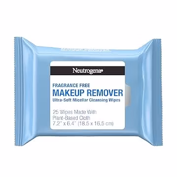 Neutrogena Makeup Remover Wipes, Fragrance-Free, 25 Ct