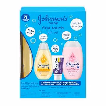Johnson's Baby First Touch Gift Set, 3 Items