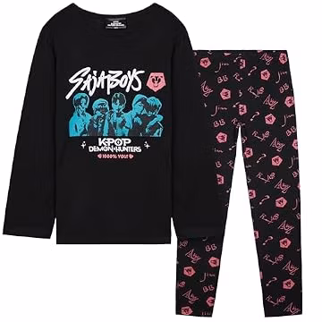 KPop Demon Hunters 2 Piece Pajamas for Girls, Teens