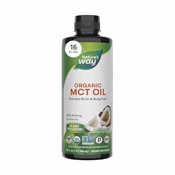 Nature's Way Organic MCT Oil, Brain and Body Fuel*, Keto & Paleo, 16 Fl Oz