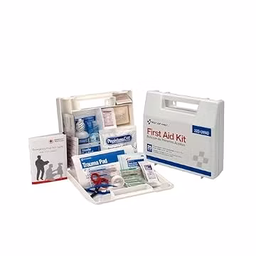 First Aid Only 223-U OSHA-Compliant First Aid Kit, All-Purpose 25-Person Emergency First Aid Kit for Business, Worksite, Home, and Vehicle, 106 Pieces