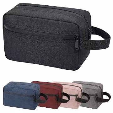 DSYSC Travel Toiletry Bag for Women & Men, Small Makeup Bag