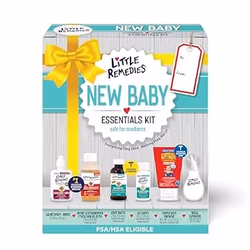 Little Remedies New Baby Essentials Kit, 6-in-1 Bundle for Newborns