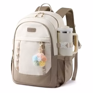 LOVEVOOK School Backpack for Teen Girl, Cute Student Bookbag for Teenagers