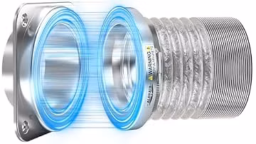 ALORAIR Magnetic Dryer Vent Connector Kit DV180, 4-Inch Quick Connect