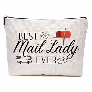 Mail Carrier Gifts Makeup Bag, Postal Worker Thank You Gifts Cosmetic Bags