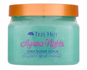 Tree Hut Aurora Nights Body Scrub, Exfoliating Sugar Scrub, Vegan, 18 Oz