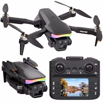 F417PRO FPV Drone with Camera for Adults Kids Beginners, LCD Screen Remote Controller No Phone Needed, 1080P Adjustable Mini Brushless Drone, 3D Flip, Type-C, Under 249g No FAA Registration Toy Gift