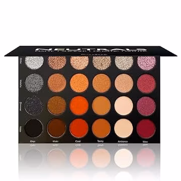 Ccolor Cosmeticss - Neutrals, 24-Color eyeshadow Palette Matte/Shimmer/Metallic.Glitter Finish, Highly Pigmented Eye shadow Makeup, Eye Makeup Kit with Easy-to-Blend Shades CLOSEOUT SALE til sold out.