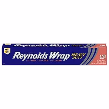 Reynolds Wrap Heavy Duty Aluminum Foil Roll, 12 Inch Wide, 130sq ft