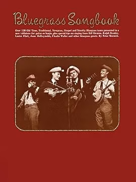 Bluegrass Songbook | Guitar and Banjo Melody Lyrics Chords Collection | Easy to Medium Level Bluegrass Sheet Music Book for Students | Traditional Folk Gospel and Americana Repertoire Guide