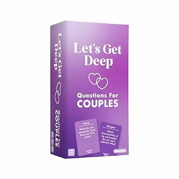 Let's Get Deep by Relatable, A Question Card Game for Couples, Great for Date Night Ideas, Couples Gifts, Wedding Gifts, and Long Distance Relationship Gifts, Includes 200 Cards to Build Up Intimacy