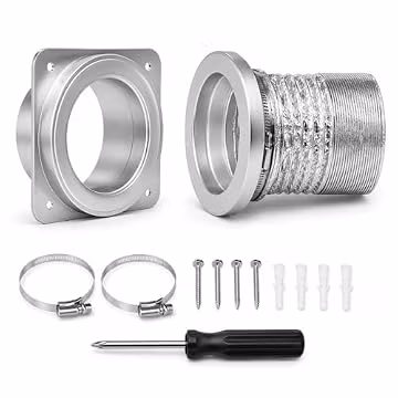 Magnetic Dryer Vent Connector Kit DV180 4-Inch Dryer Vent Coupling