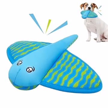 Lepawit Squeaky Dog Toys, Floating Dog Toys for Indoor or Outward Play, Interactive Dog Gifts for Small and Medium Dogs – Manta
