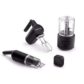 KitchenAid Go Cordless Bundle:Hand Mixer, Food Chopper, Vacuum, and battery