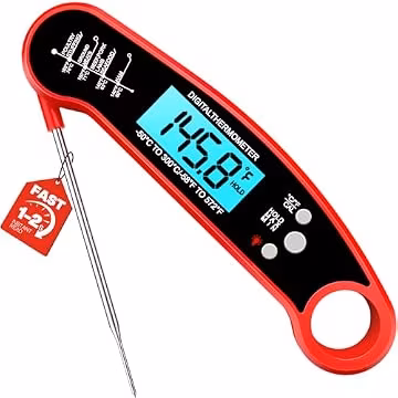 Meat Thermometer Digital, 1-2 Sec Instant Read, Food, Cooking, Grill