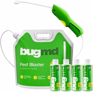 BugMD Pest Blaster Kit - Rechargeable Power Sprayer, Batteries Included
