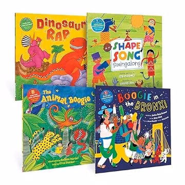 Barefoot Books PreK Boogie Time Singalongs Book Bundle, Set of 4