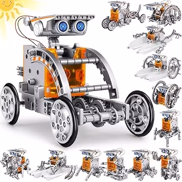 STEM 13-in-1 Education Solar Power Robots Toys for Boys Age 8+, Educational Toy DIY Science Kits for Kids, Building Experiment Robotics Set Birthday Gifts for 8+ Years Old Boys and Girls