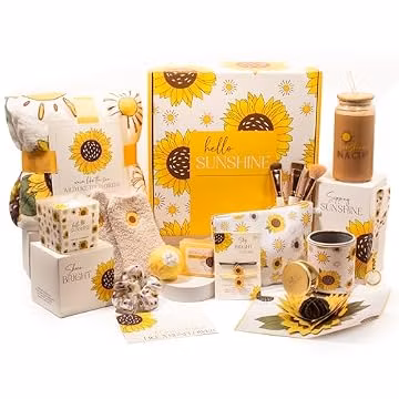 The Love Crate Co Sunflower Gifts for Women, Sunshine Gift Box