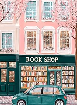 DAZZLEDOTS Book Shop Paint by Numbers for Adults Beginner 16X20 inch