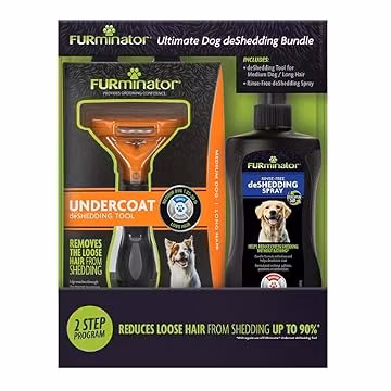 FURminator Ultimate Dog deShedding Bundle (Set of 2)