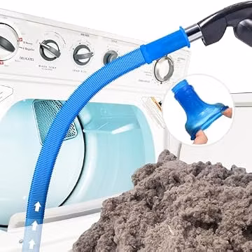 Sealegend Dryer Vent Cleaner Kit, Universal Vacuum Hose Attachment Blue