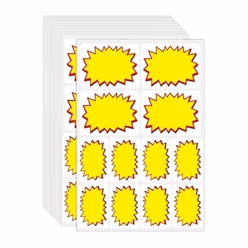 504 Pcs Large Garage Sale Stickers, Price Tags, Yard Sale Price Stickers