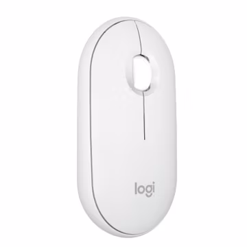 Logitech M350s Pebble 2 Bluetooth Wireless Mouse - Tonal White