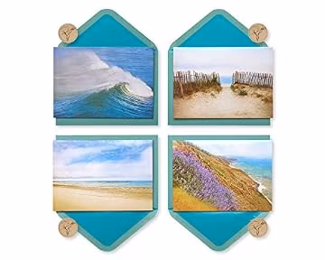 Papyrus Blank Cards with Keepsake Box, By the Sea (20-Count)