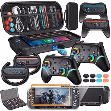 for GameCube Games, FYOUNG Switch 2 Accessories with Pro Style Controller