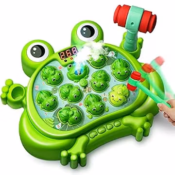 HopeRock Toys for 2 3 4 5 Year Old Boy, Whack A Frog Game, Toddler Boy Toy