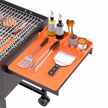 Silicone Grill Mat Compatible with Blackstone, BBQ Griddle Tool
