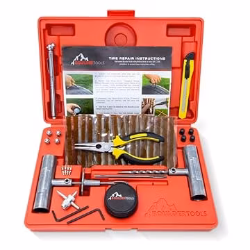 Boulder Tools Tire Plug Kit - Professional Tire Repair Kit