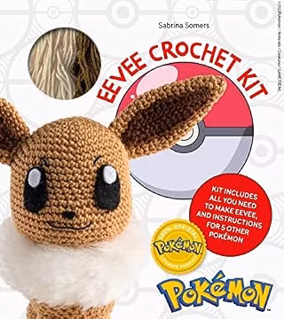 Pokémon Crochet Eevee Book & Kit: Kit includes everything you need to make Eevee and instructions for 5 other Pokémon