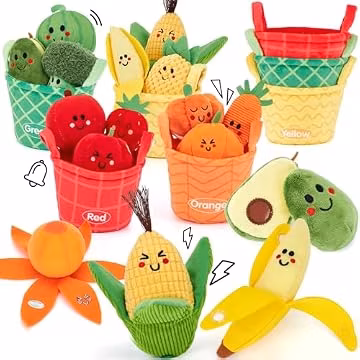 hahaland Baby Sensory Toys Montessori Toys 1 Year Old Fruit Vegetable 16PCs