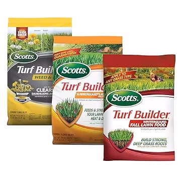 Scotts Turf Builder 3-Bag Lawn Care Bundle for Large, Northern Lawns